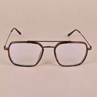 EyeJack Nebula Demi Brown Full Rim Wayfarer Eyeglasses for Men & Women (TG8002GE621-C16)