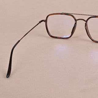 EyeJack Nebula Demi Brown Full Rim Wayfarer Eyeglasses for Men & Women (TG8002GE621-C16)