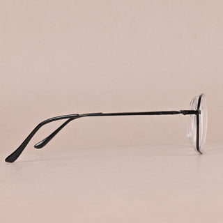 EyeJack Nebula Clear Full Rim Wayfarer Eyeglasses for Men & Women (TG8009GE736-C14)