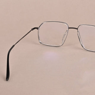 EyeJack Nebula Clear Full Rim Wayfarer Eyeglasses for Men & Women (TG8009GE729-C7)