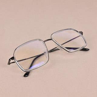 EyeJack Nebula Clear Full Rim Wayfarer Eyeglasses for Men & Women (TG8009GE729-C7)