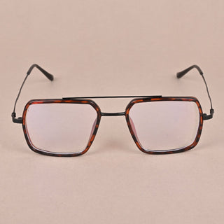 EyeJack Nebula Demi Brown Full Rim Wayfarer Eyeglasses for Men & Women (TG8006GE682-C9)