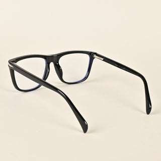 EyeJack Insight Shine Black Square Eyeglasses for Men & Women (EJ85207GE1351-C1)