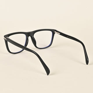 EyeJack Insight Matte Black Square Eyeglasses for Men & Women (EJ85207GE1352-C4)