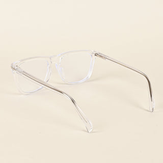 EyeJack Insight Transparent Square Eyeglasses for Men & Women (EJ85207GE1353-C8)