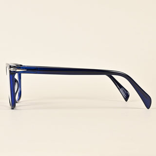 EyeJack Insight Royal Blue Square Eyeglasses for Men & Women (EJ85207GE1356-C7)