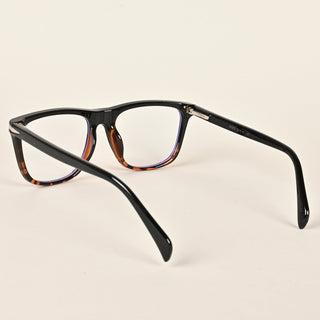 EyeJack Insight Black & Demi Brown Square Eyeglasses for Men & Women (EJ85207GE1358-C2)