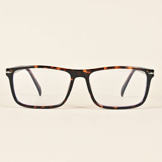 EyeJack Insight Demi Brown Rectangle Eyeglasses for Men & Women (EJ85208GE1368-C4)