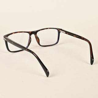 EyeJack Insight Demi Brown Rectangle Eyeglasses for Men & Women (EJ85208GE1368-C4)