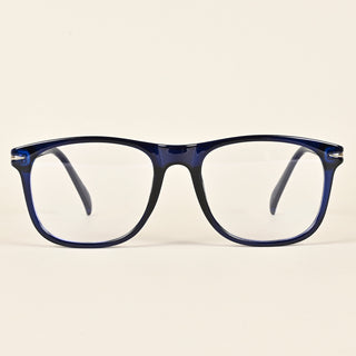 EyeJack Insight Royal Blue Square Eyeglasses for Men & Women (EJ85205GE1338-C8)