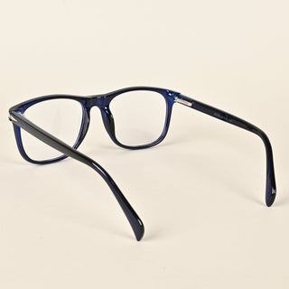 EyeJack Insight Royal Blue Square Eyeglasses for Men & Women (EJ85205GE1338-C8)