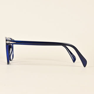 EyeJack Insight Royal Blue Square Eyeglasses for Men & Women (EJ85205GE1338-C8)