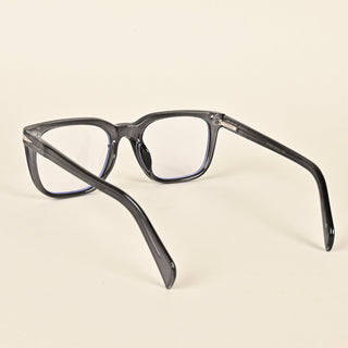 EyeJack Insight Grey Square Eyeglasses for Men & Women (EJ85209GE1375-C6)