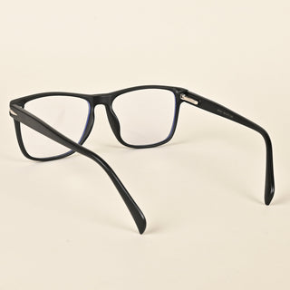 EyeJack Insight Matte Black Square Eyeglasses for Men & Women (EJ85201GE1298-C2)