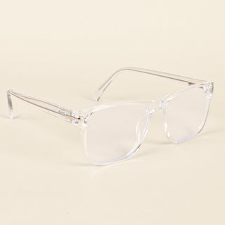 EyeJack Insight Transparent Square Eyeglasses for Men & Women (EJ85201GE1299-C3)