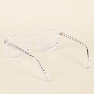 EyeJack Insight Transparent Square Eyeglasses for Men & Women (EJ85201GE1299-C3)