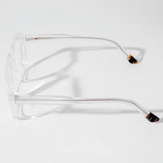 EyeJack Astra Transparent Square Eyeglasses for Men & Women (TR6603CL88-C4)