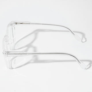 EyeJack Astra Transparent Square Eyeglasses for Men & Women (TR6605CL109-C4)